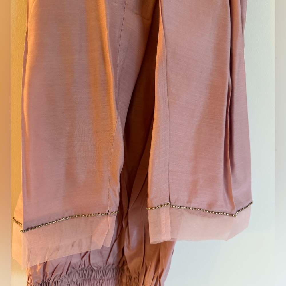 Elegant Pink Embroidered Dress Pakistani outfit - Picture 5 of 7